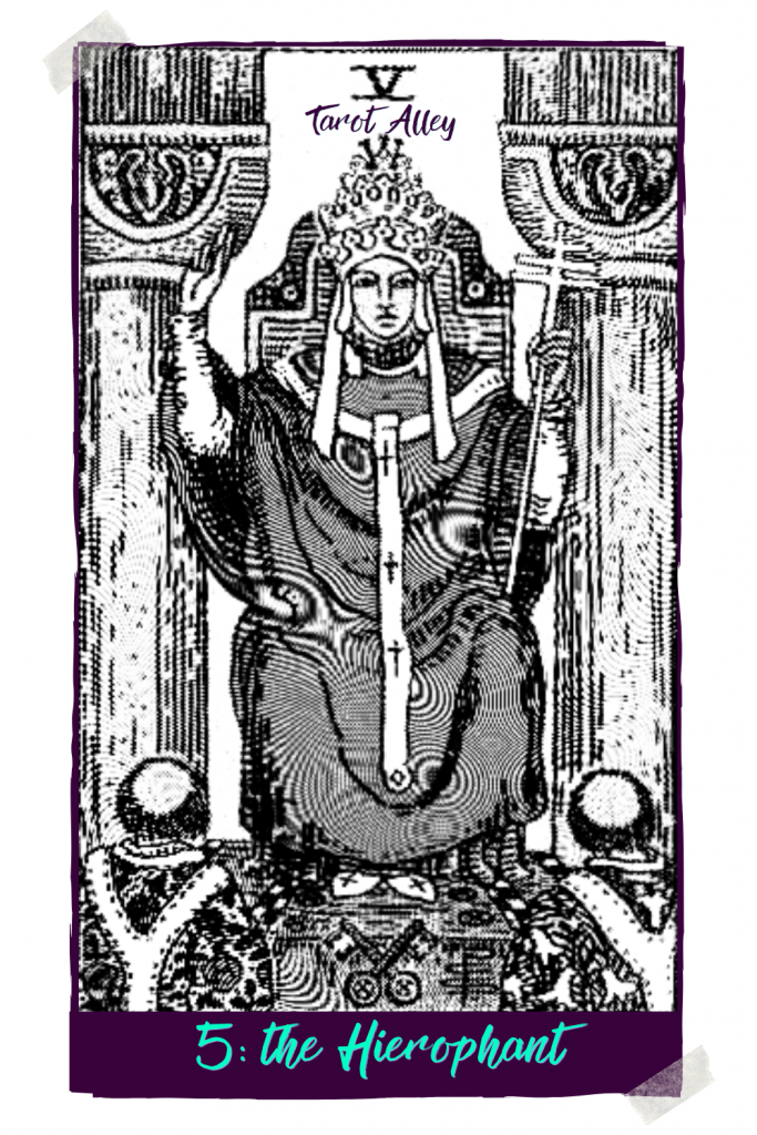 Pin This: 5 the Hierophant - acquiring wisdom & knowledge