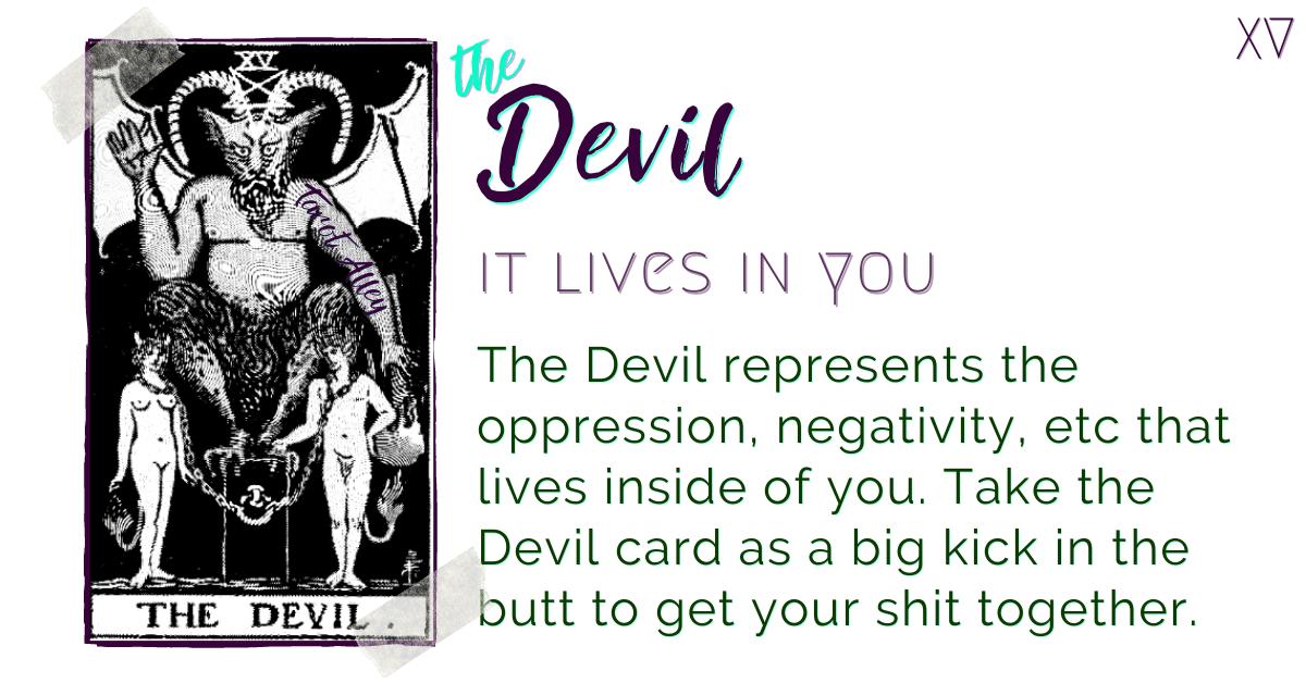 Xv The Devil Tarot Card Meaning Tarot Alley 