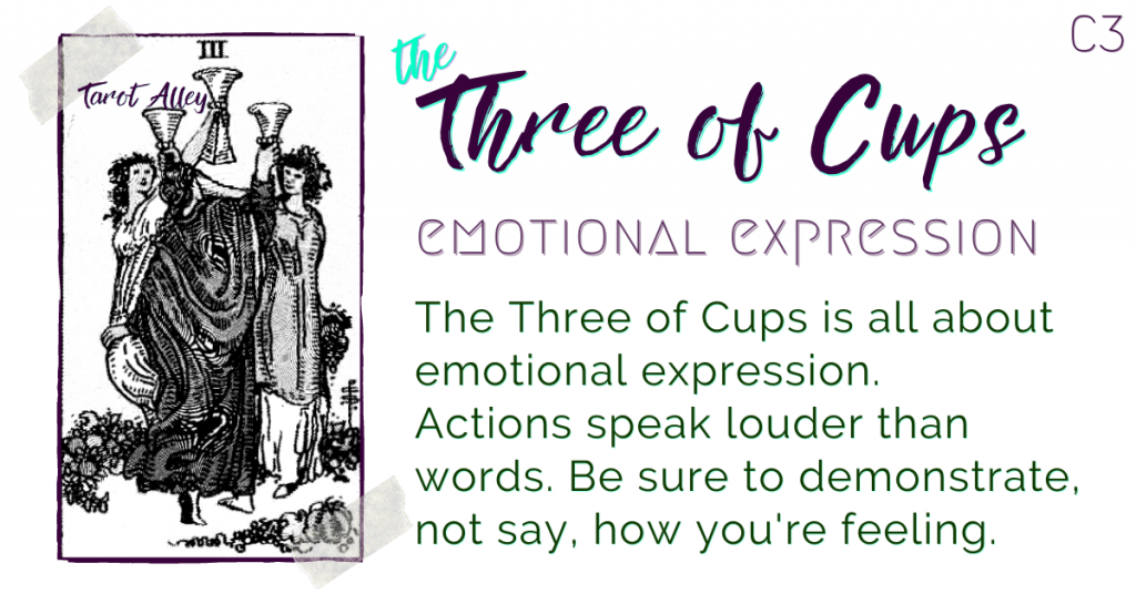 Intro: Three of Cups Tarot Card Meaning - emotional expression