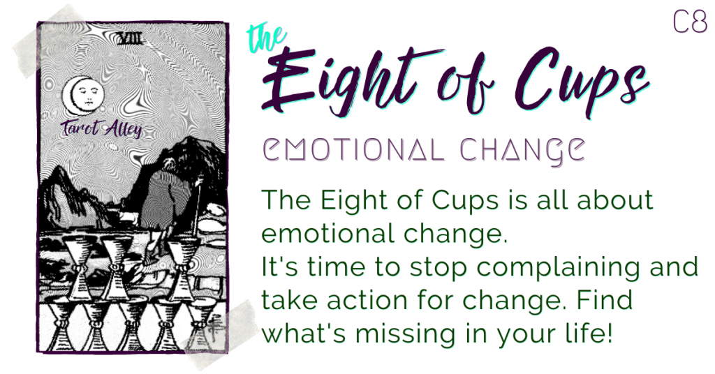 Intro: the Eight of Cups Tarot Card Meaning - emotional change