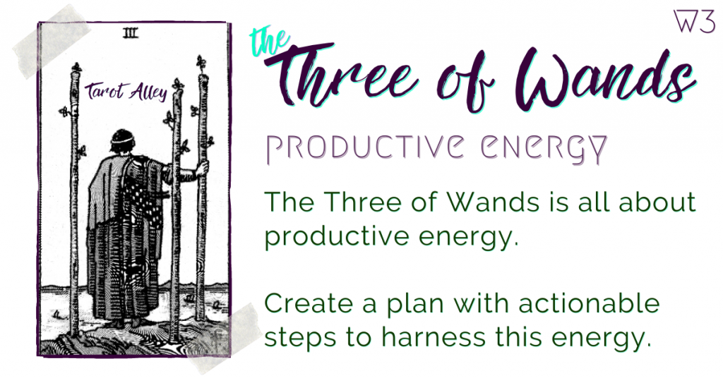 Intro: Three of Wands - productive energy