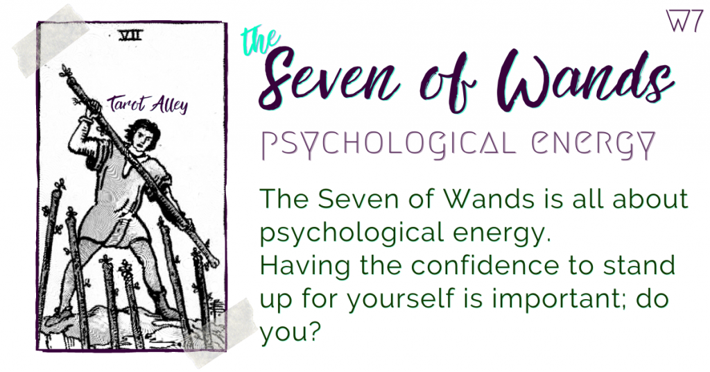 Intro: Seven of Wands Tarot Card Meaning - psychological energy