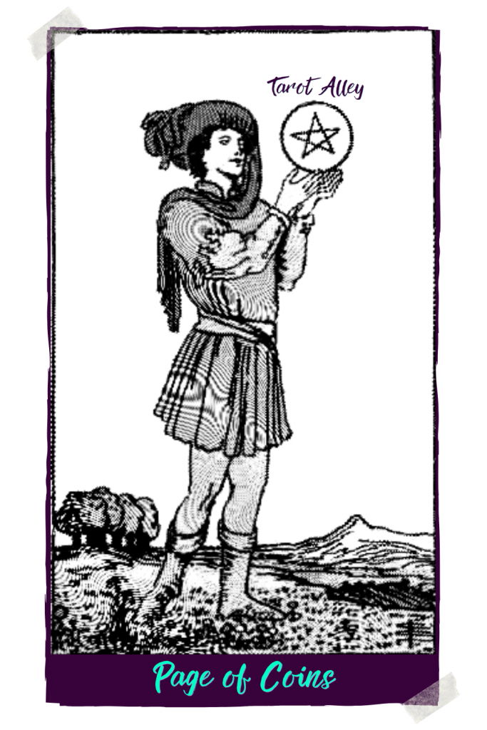 Pin This: Page of Coins Tarot Card