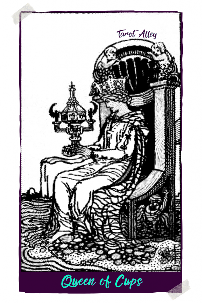 Pin This: The Queen of Cups Tarot Card