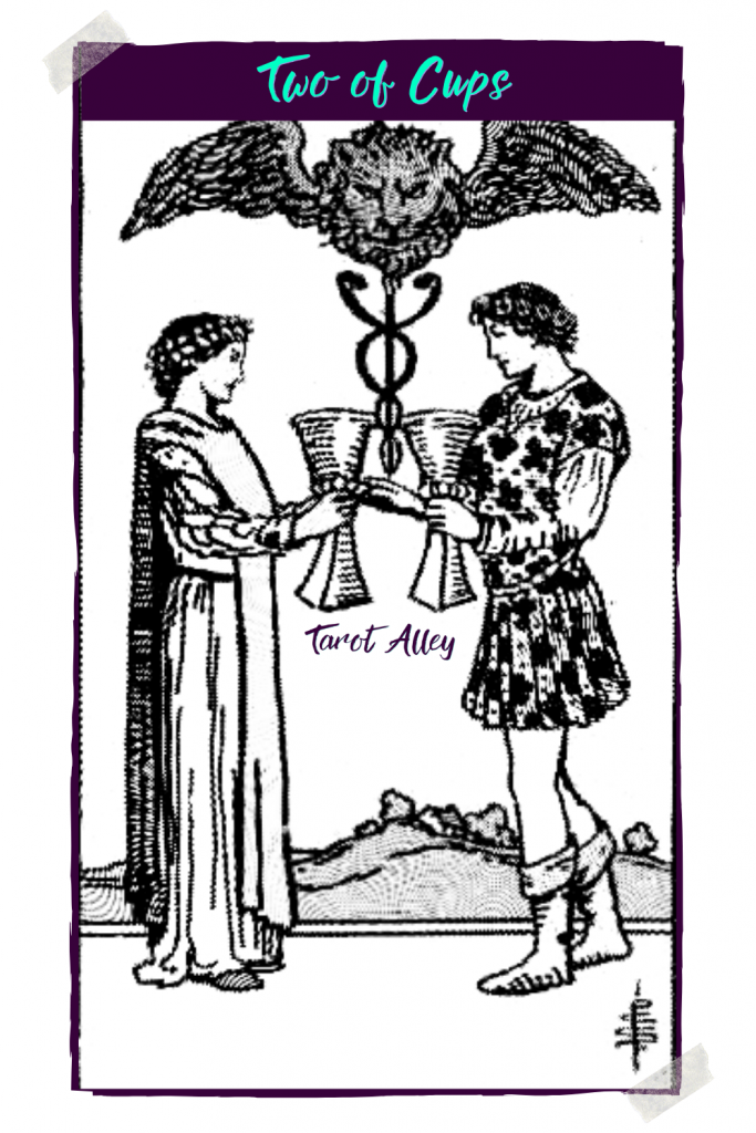 Pin This: Two of Cups Tarot Card