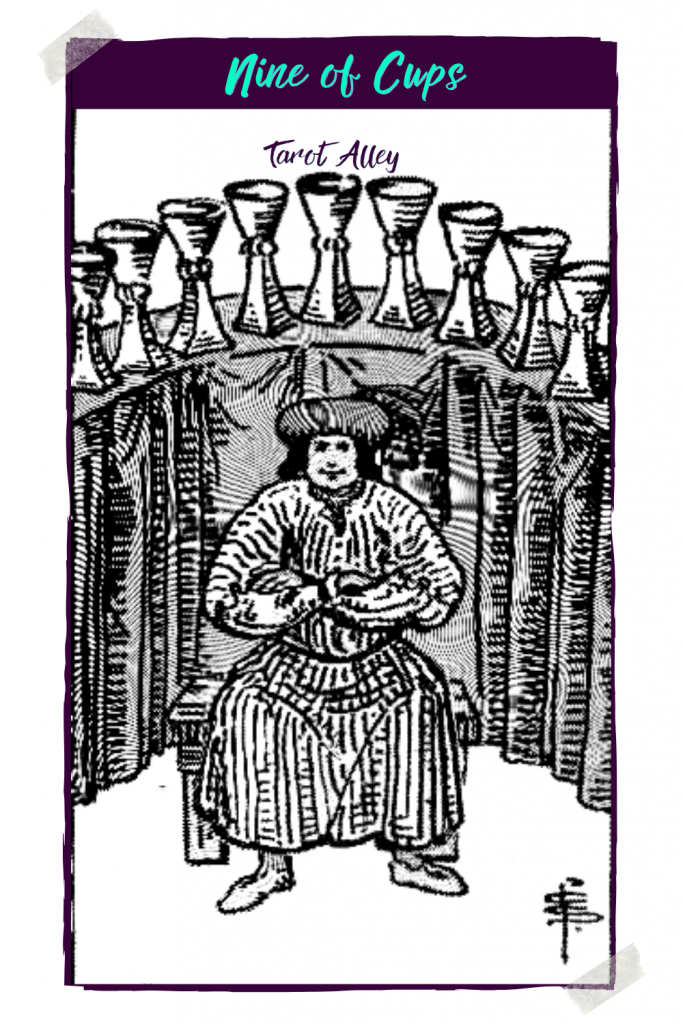 Pin This: Nine of Cups Tarot Card