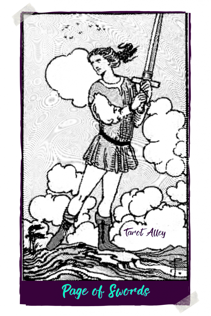 Pin This: Page of Swords Tarot Card