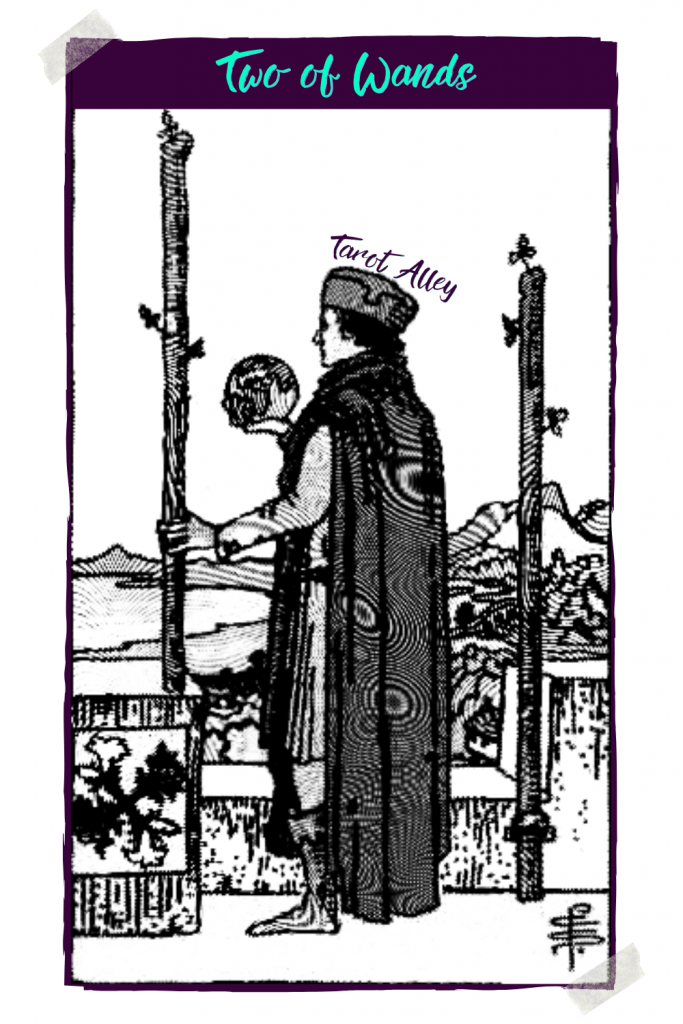 Pin This - Two of Wands Tarot Card
