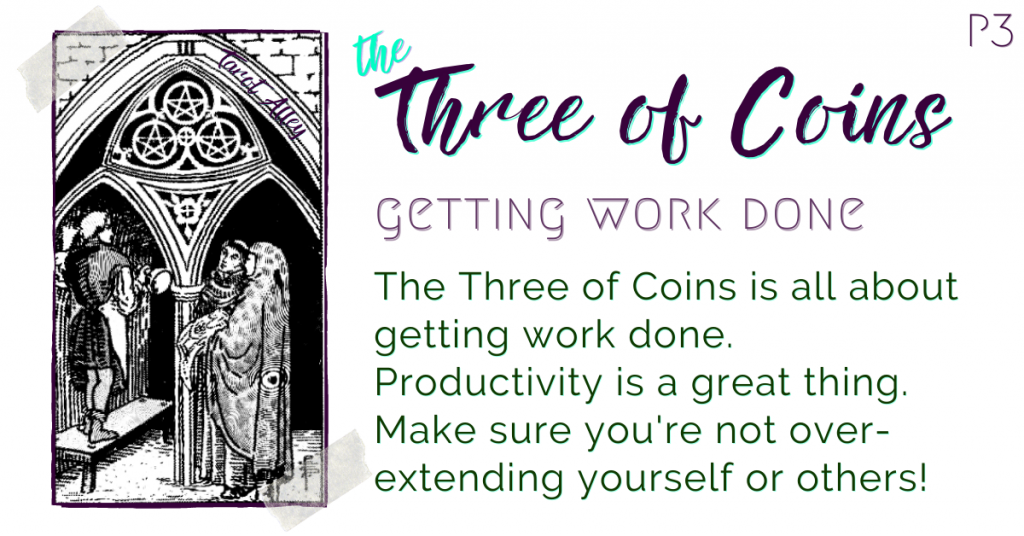 Intro: Three of Coins Tarot Card Meaning - getting work done